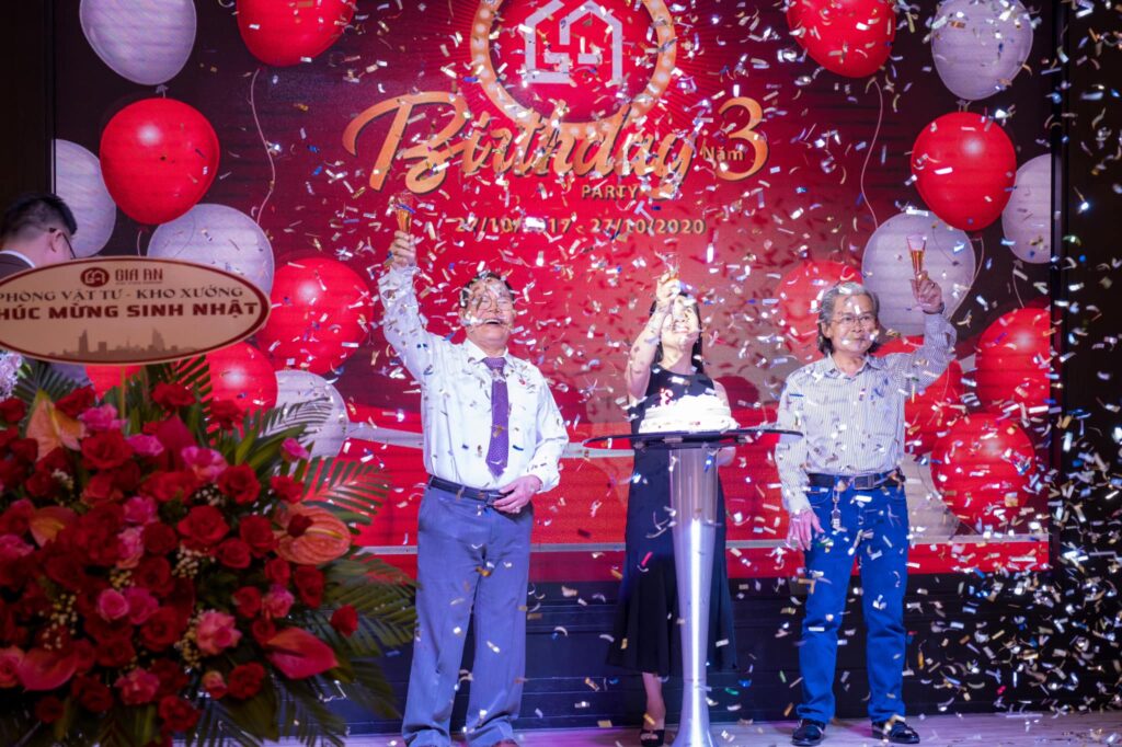 Tiệc Kỷ Niệm 03 Năm Ngày Thành Lập Gia An Jsc 27 – 10 – 2020