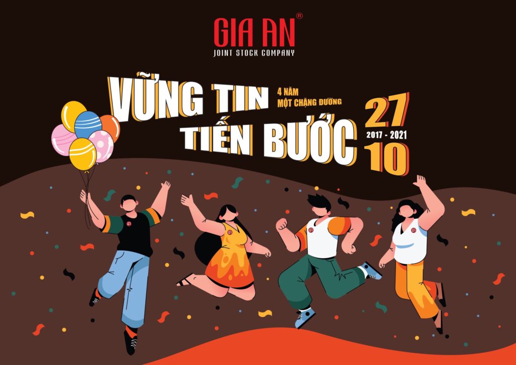 Chúc mừng sinh nhật Gia An JSC 27.10.2017 – 27.10.2021