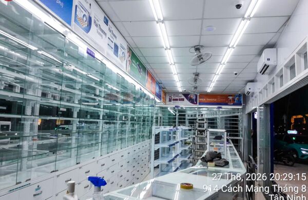 Thiết Kế Thi Công Công Trình Nhà Thuốc Long Châu Tại P.Tân Ninh, T. Tây Ninh