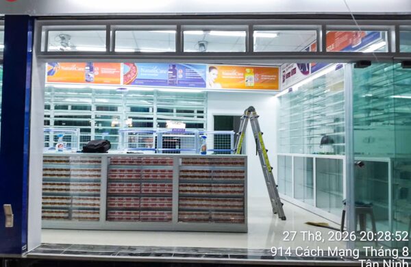 Thiết Kế Thi Công Công Trình Nhà Thuốc Long Châu Tại P.Tân Ninh, T. Tây Ninh