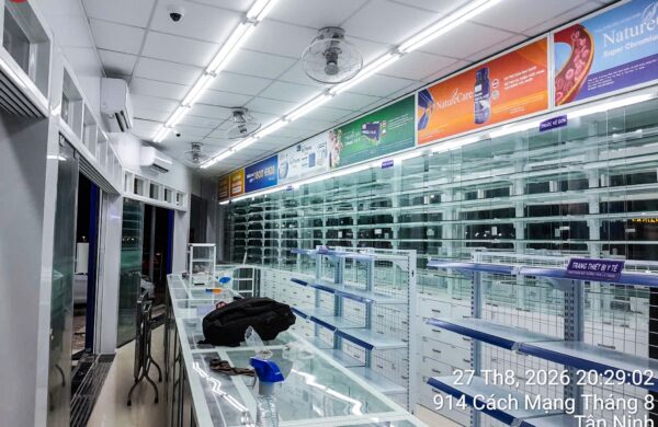 Thiết Kế Thi Công Công Trình Nhà Thuốc Long Châu Tại P.Tân Ninh, T. Tây Ninh