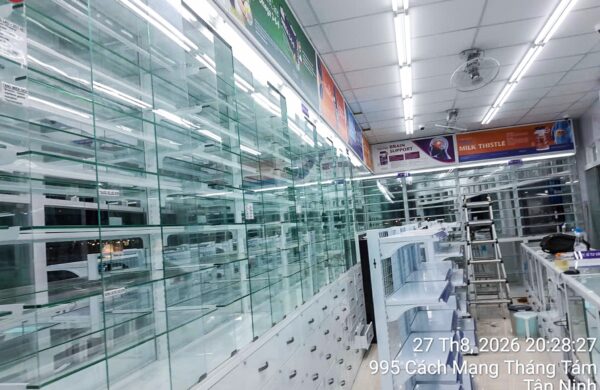 Thiết Kế Thi Công Công Trình Nhà Thuốc Long Châu Tại P.Tân Ninh, T. Tây Ninh