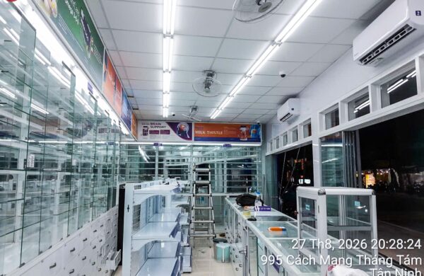 Thiết Kế Thi Công Công Trình Nhà Thuốc Long Châu Tại P.Tân Ninh, T. Tây Ninh