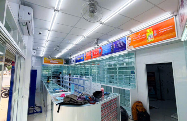 Thiết Kế Thi Công Công Trình Nhà Thuốc Long Châu Tại Xã Long Hải, TP HCM
