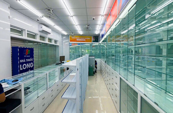 Thiết Kế Thi Công Công Trình Nhà Thuốc Long Châu Tại Xã Long Hải, TP HCM