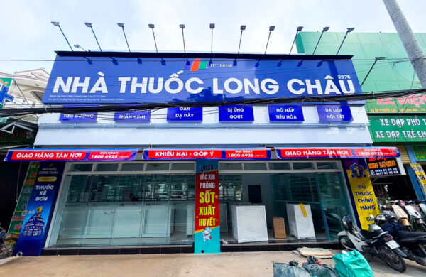 Thiết Kế Thi Công Công Trình Nhà Thuốc Long Châu Tại Xã Long Hải, TP HCM