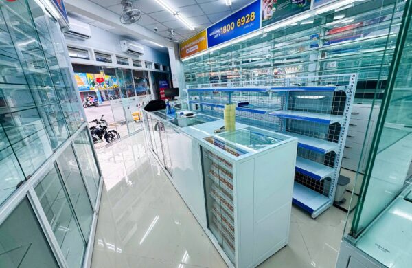 Thiết Kế Thi Công Công Trình Nhà Thuốc Long Châu Tại P. Lái Thiêu, TP HCM