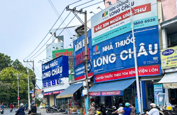 Thiết Kế Thi Công Công Trình Nhà Thuốc Long Châu Tại P. Lái Thiêu, TP HCM