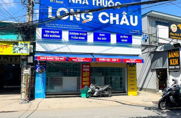 Thiết Kế Thi Công Công Trình Nhà Thuốc Long Châu Tại Đường số 48, P. Hiệp Bình, TP HCM