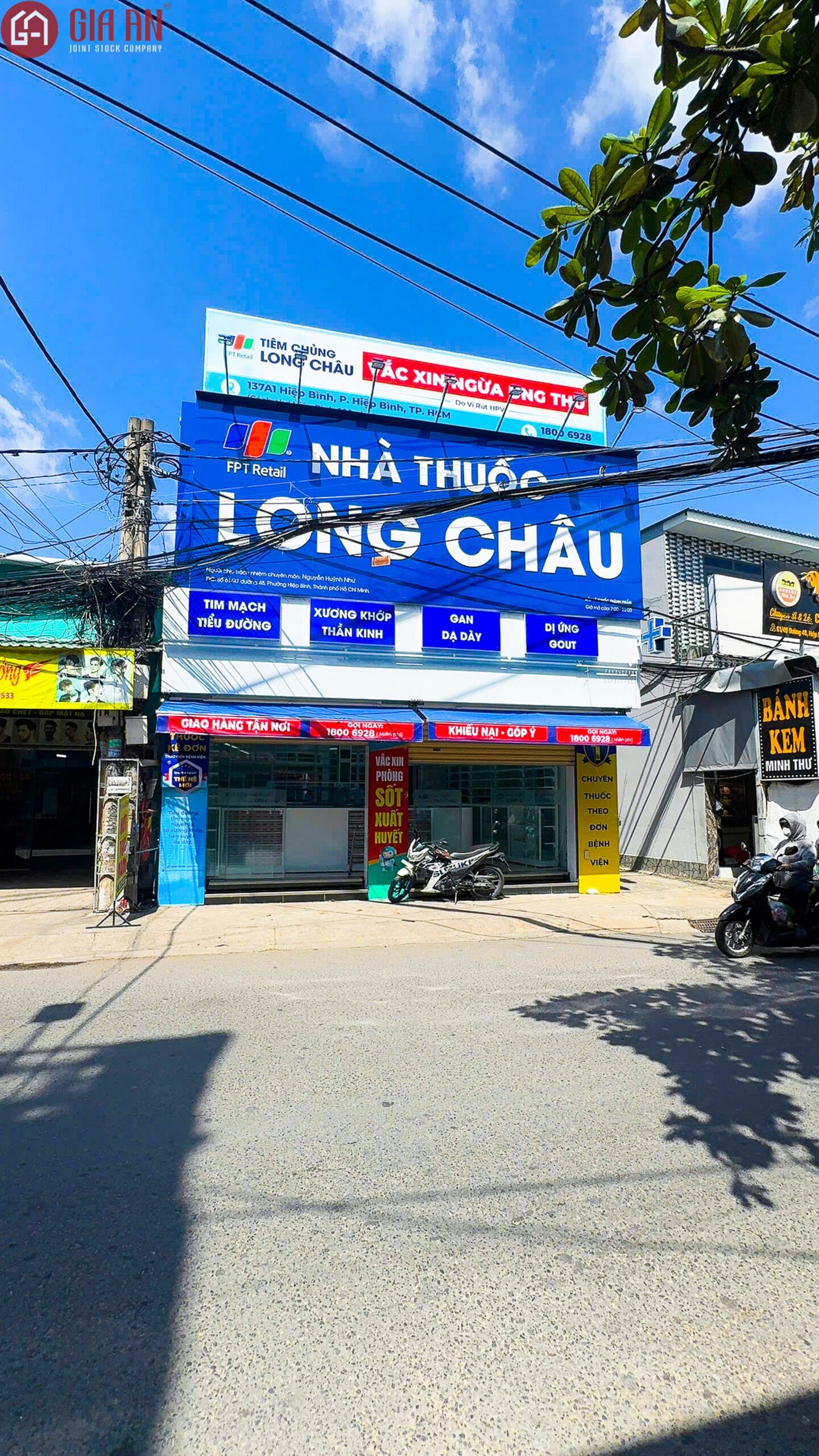 Thiết Kế Thi Công Công Trình Nhà Thuốc Long Châu Tại Đường số 48, P. Hiệp Bình, TP HCM