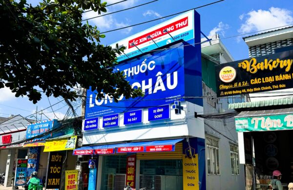 Thiết Kế Thi Công Công Trình Nhà Thuốc Long Châu Tại Đường số 48, P. Hiệp Bình, TP HCM