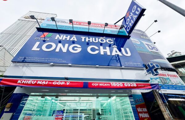 Thiết Kế Thi Công Công Trình Nhà Thuốc Long Châu Tại P. Vườn Lài, TP. HCM