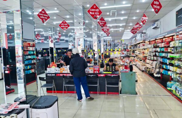 Thiết Kế Thi Công Mở Rộng Showroom FPT Shop Nguyễn Du,P. Bình Hòa, TP Hồ Chí Minh