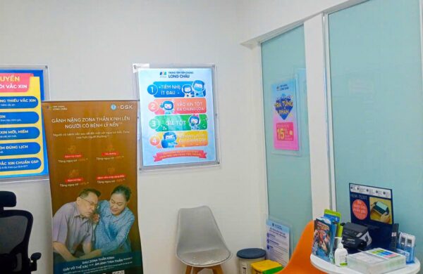 Thiết Kế Thi Công Công Trình Làm Mới Trung Tâm Tiêm Chủng Long Châu Tại P. Vườn Lài, TP. HCM