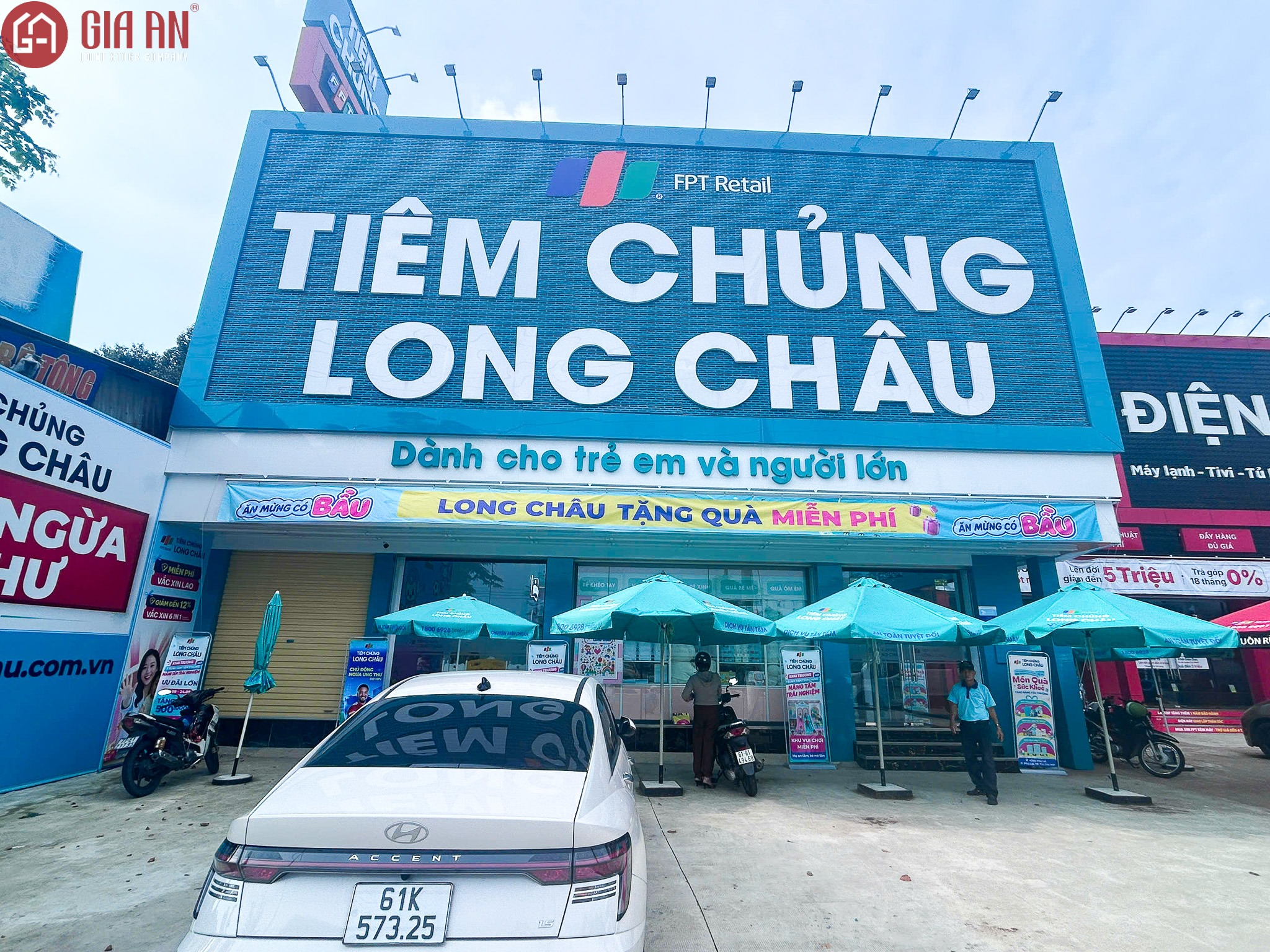 Thiết Kế Thi Công Công Trình Trung Tâm Tiêm Chủng Long Châu Tại P. Phú Lợi, P. HCM