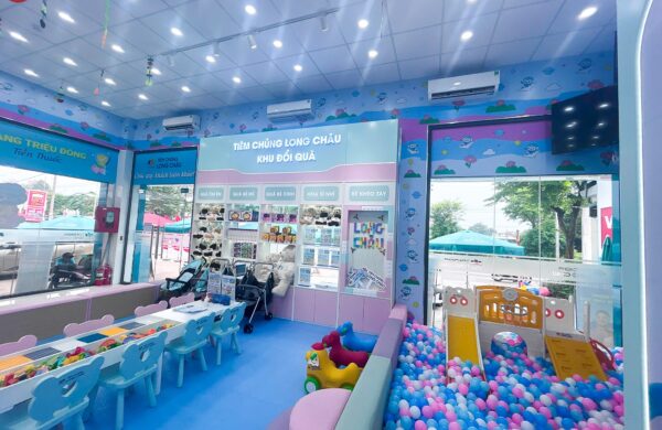 Thiết Kế Thi Công Công Trình Trung Tâm Tiêm Chủng Long Châu Tại P. Phú Lợi, P. HCM