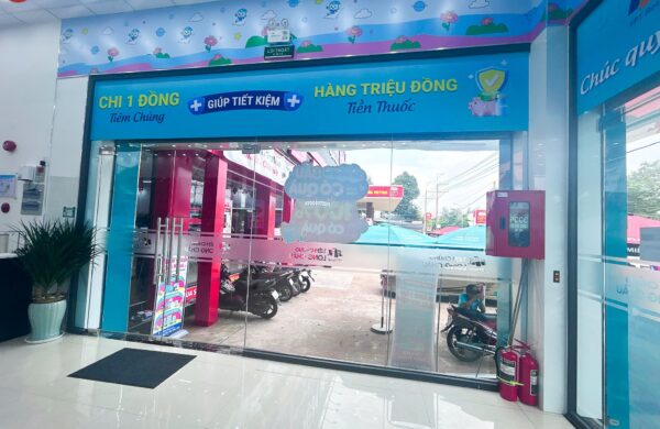 Thiết Kế Thi Công Công Trình Trung Tâm Tiêm Chủng Long Châu Tại P. Phú Lợi, P. HCM