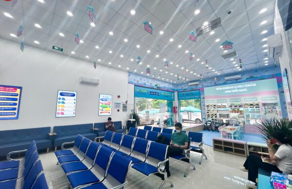 Thiết Kế Thi Công Công Trình Trung Tâm Tiêm Chủng Long Châu Tại P. Phú Lợi, P. HCM