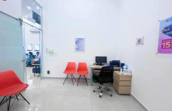 Thiết Kế Thi Công Công Trình Trung Tâm Tiêm Chủng Long Châu Tại P. Phú Lợi, P. HCM