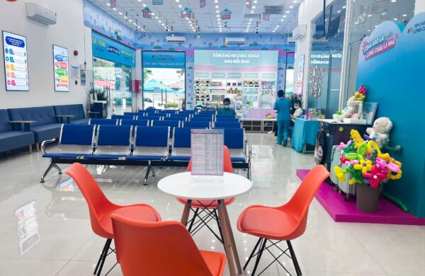 Thiết Kế Thi Công Công Trình Trung Tâm Tiêm Chủng Long Châu Tại P. Phú Lợi, P. HCM