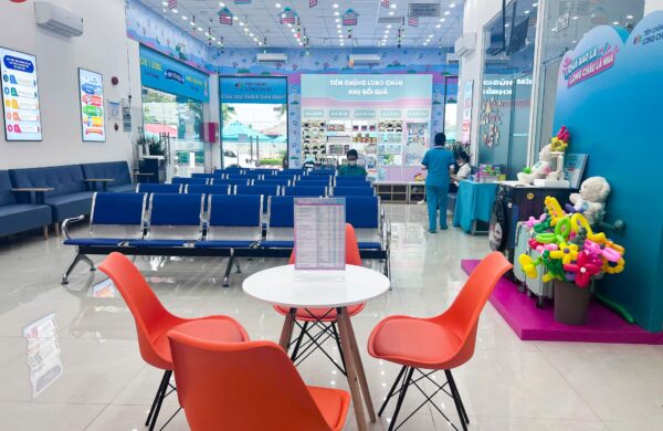 Thiết Kế Thi Công Công Trình Trung Tâm Tiêm Chủng Long Châu Tại P. Phú Lợi, P. HCM
