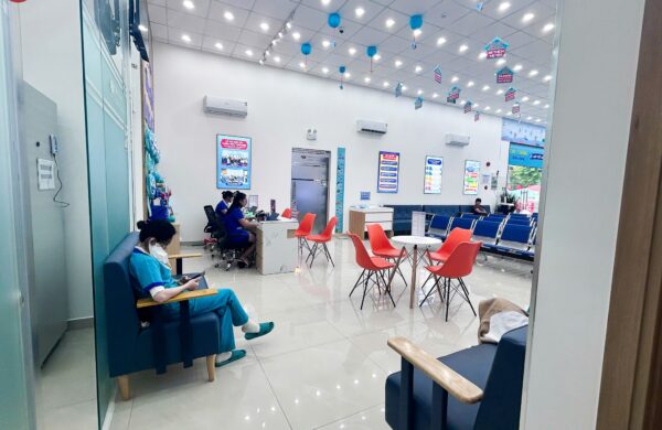 Thiết Kế Thi Công Công Trình Trung Tâm Tiêm Chủng Long Châu Tại P. Phú Lợi, P. HCM