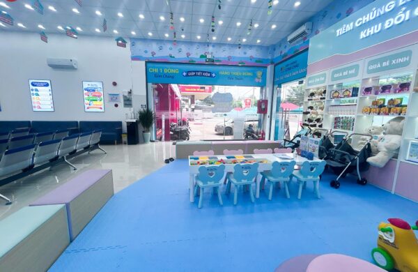 Thiết Kế Thi Công Công Trình Trung Tâm Tiêm Chủng Long Châu Tại P. Phú Lợi, P. HCM