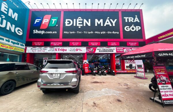 Thiết Kế Thi Công Showroom FPT Shop Tại P. Phú Lợi, P. HCM