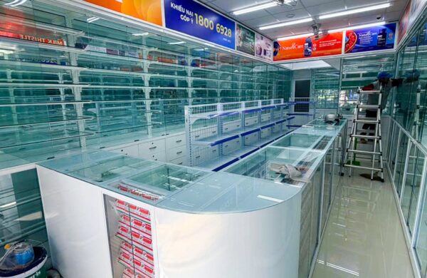 Thiết Kế Thi Công Công Trình Nhà Thuốc Long Châu Tại P Tam Thắng, TP HCM