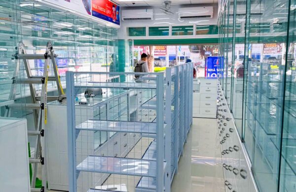 Thiết Kế Thi Công Công Trình Nhà Thuốc Long Châu Tại P Tam Thắng, TP HCM