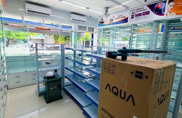 Thiết Kế Thi Công Công Trình Nhà Thuốc Long Châu Tại P. Rạch Dừa, TP HCM