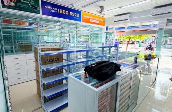 Thiết Kế Thi Công Công Trình Nhà Thuốc Long Châu Tại P. Rạch Dừa, TP HCM