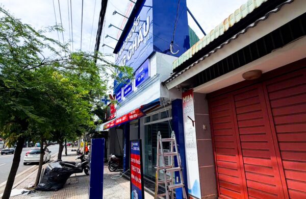 Thiết Kế Thi Công Công Trình Nhà Thuốc Long Châu Tại P. Rạch Dừa, TP HCM