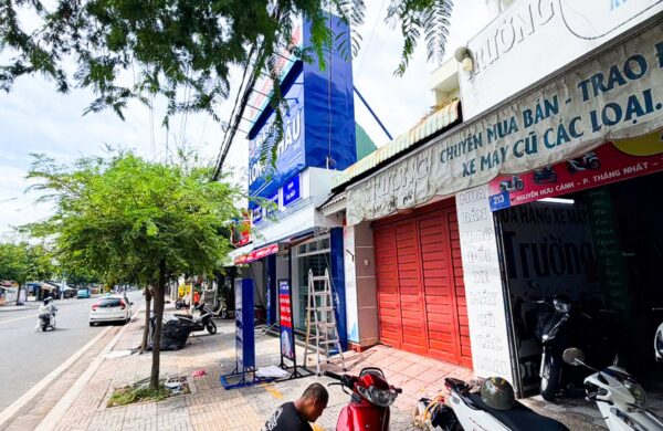 Thiết Kế Thi Công Công Trình Nhà Thuốc Long Châu Tại P. Rạch Dừa, TP HCM
