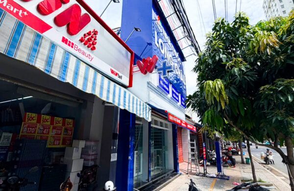 Thiết Kế Thi Công Công Trình Nhà Thuốc Long Châu Tại P. Rạch Dừa, TP HCM