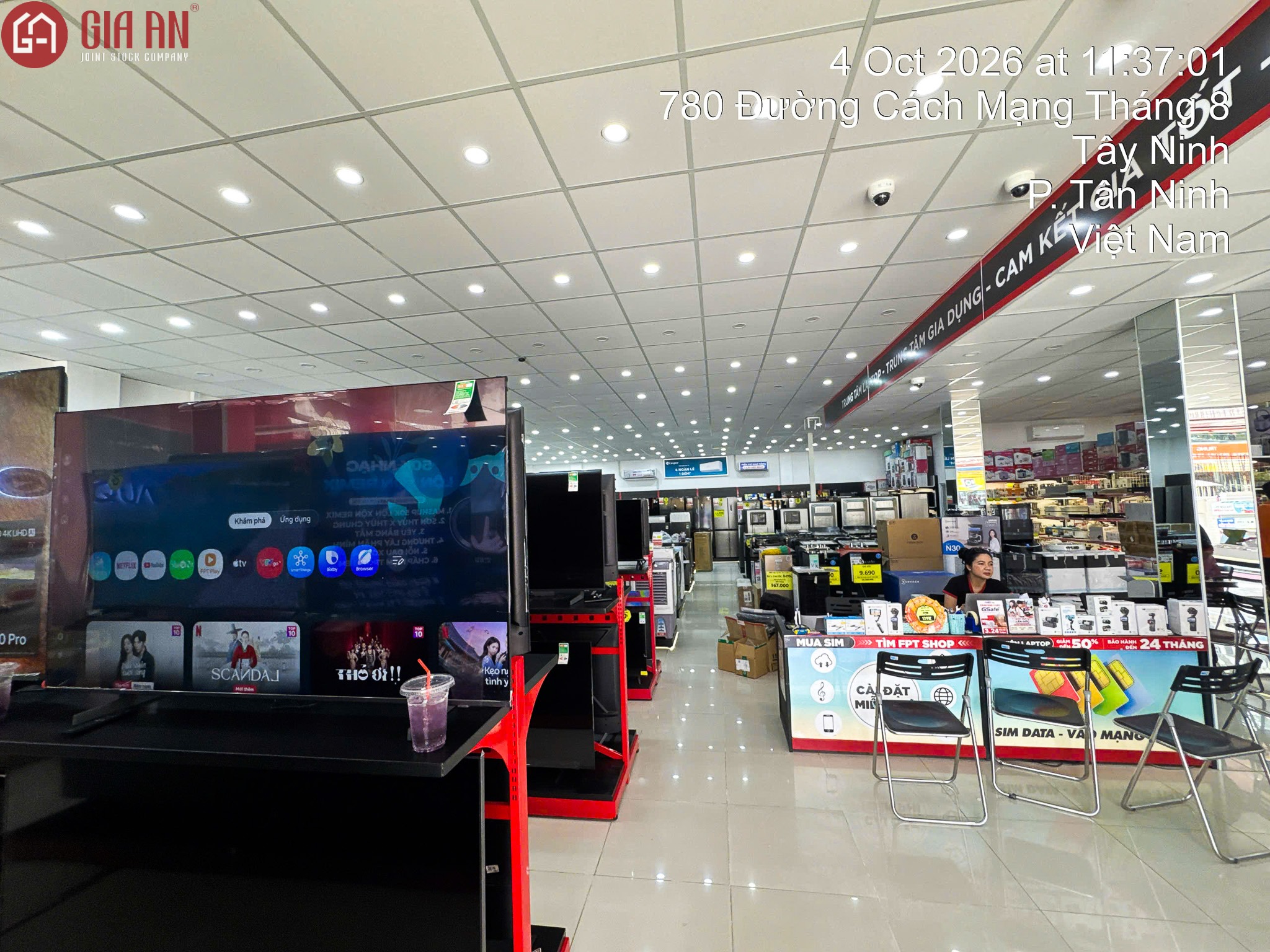 Thiết Kế Thi Công Showroom FPT Shop Tại Phường Tân Ninh, Tỉnh Tây Ninh