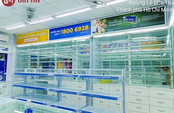 Thiết Kế Thi Công Công Trình Nhà Thuốc Long Châu Tại P An Nhơn, TP Hồ Chí Minh