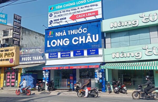 Thiết Kế Thi Công Công Trình Nhà Thuốc Long Châu Tại P. Thới An, TP. Hồ Chí Minh