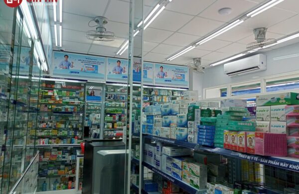 Thiết Kế Thi Công Công Trình Nhà Thuốc Long Châu Tại P. Thới An, TP. Hồ Chí Minh