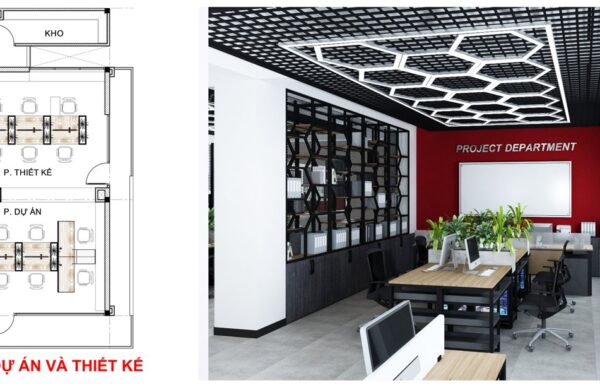 Thiết Kế Phối Cảnh 3D Văn Phòng Làm Việc Công Ty Gia An JSC Tại P. Hiệp Bình, TP. Hồ Chí Minh