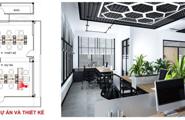 Thiết Kế Phối Cảnh 3D Văn Phòng Làm Việc Công Ty Gia An JSC Tại P. Hiệp Bình, TP. Hồ Chí Minh